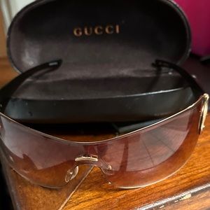Brown Gucci Sunglasses - 2010s
